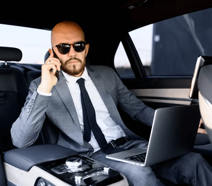 corporate black car